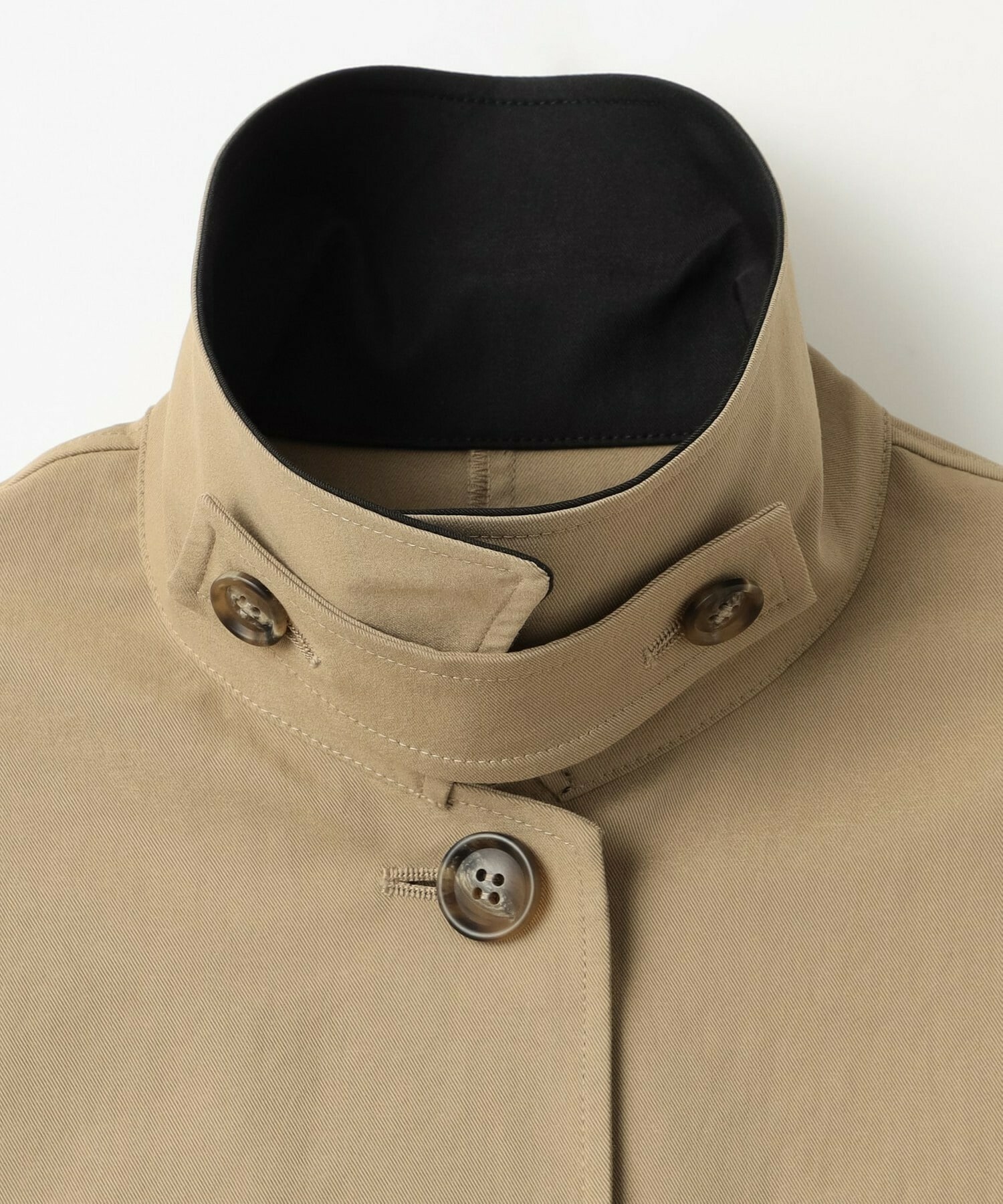 【feerique】feerique ポリエステルツイルワイドクロップドジャケット 詳細画像 チャコールグレー 24