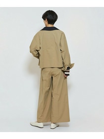 【feerique】feerique ポリエステルツイルワイドチノパンツ 詳細画像 ベージュ 12