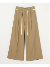 【feerique】feerique ポリエステルツイルワイドチノパンツ 詳細画像 ベージュ 21