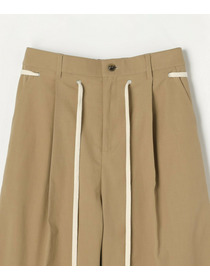 【feerique】feerique ポリエステルツイルワイドチノパンツ 詳細画像 ベージュ 24