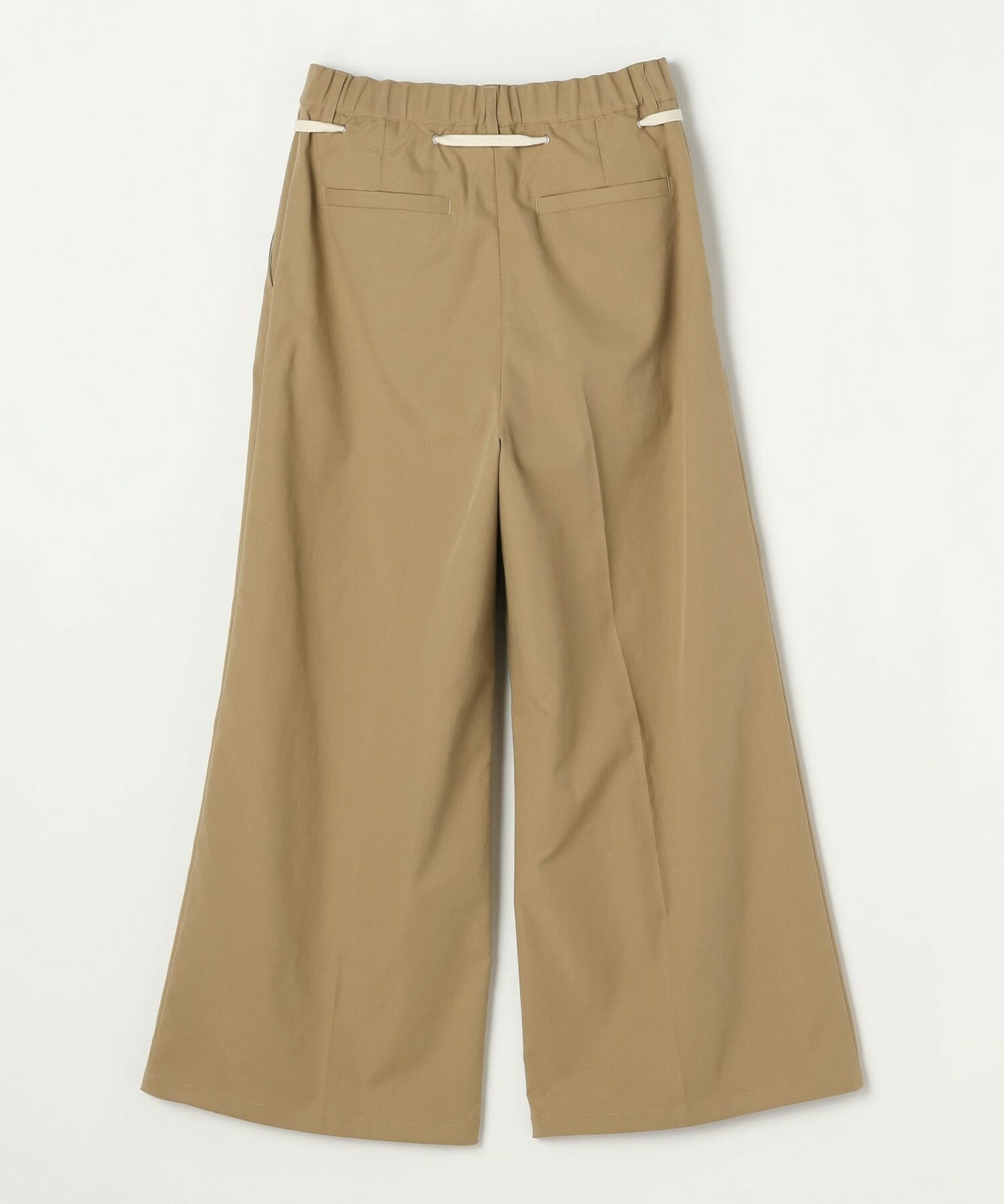 【feerique】feerique ポリエステルツイルワイドチノパンツ 詳細画像 ベージュ 23