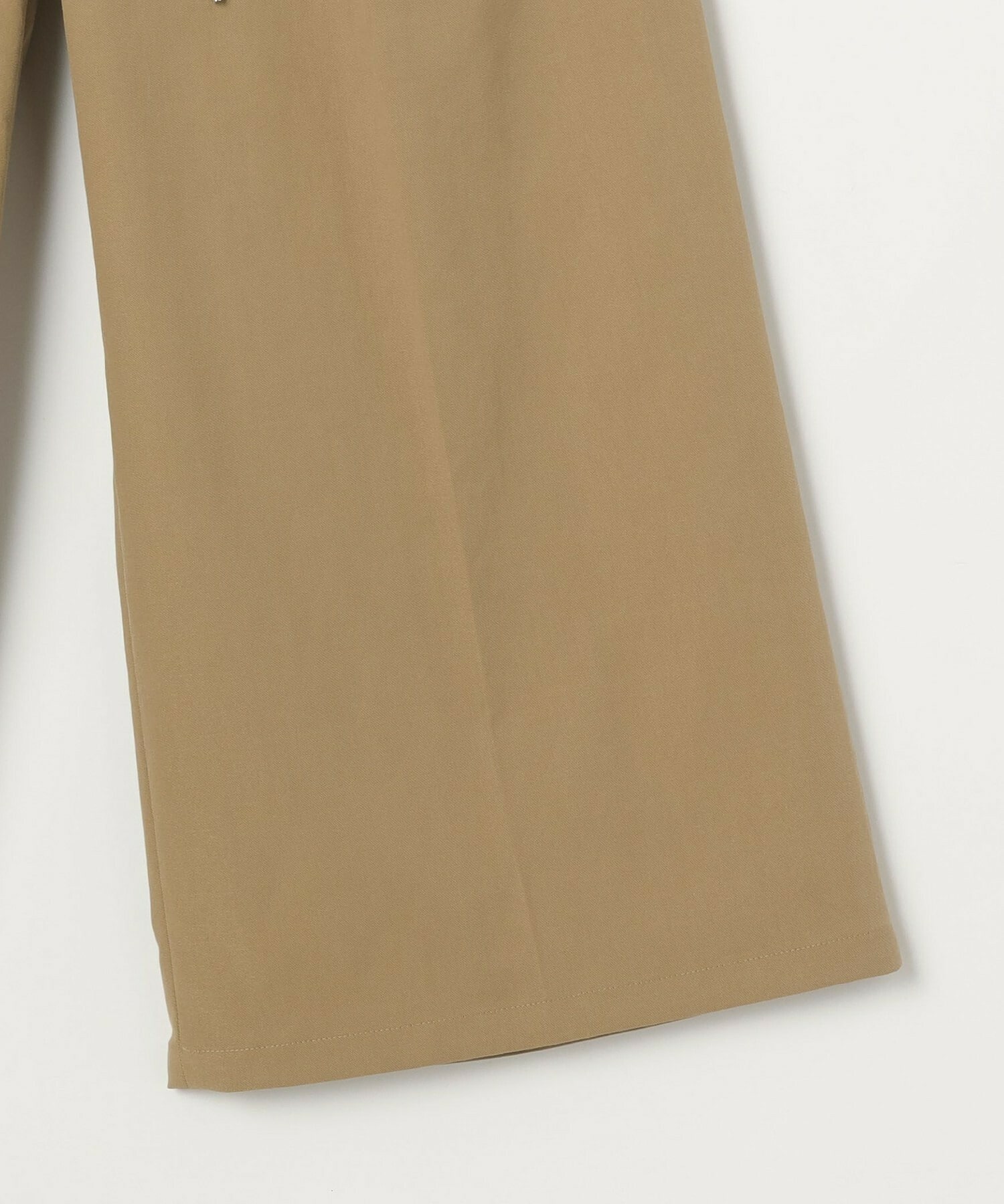 【feerique】feerique ポリエステルツイルワイドチノパンツ 詳細画像 ベージュ 27