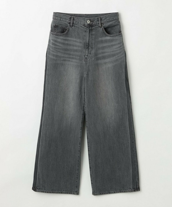 feerique ラインデニムパンツ 詳細画像 グレー 2