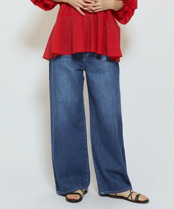 feerique ラインデニムパンツfeerique ラインデニムパンツ