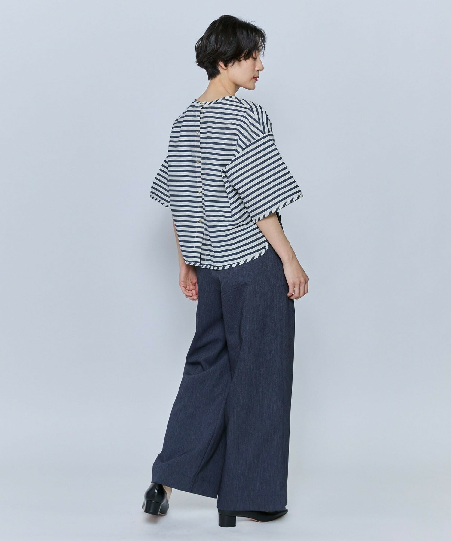 【feerique】feerique テクニカルデニムパンツ 詳細画像 ブルー 12