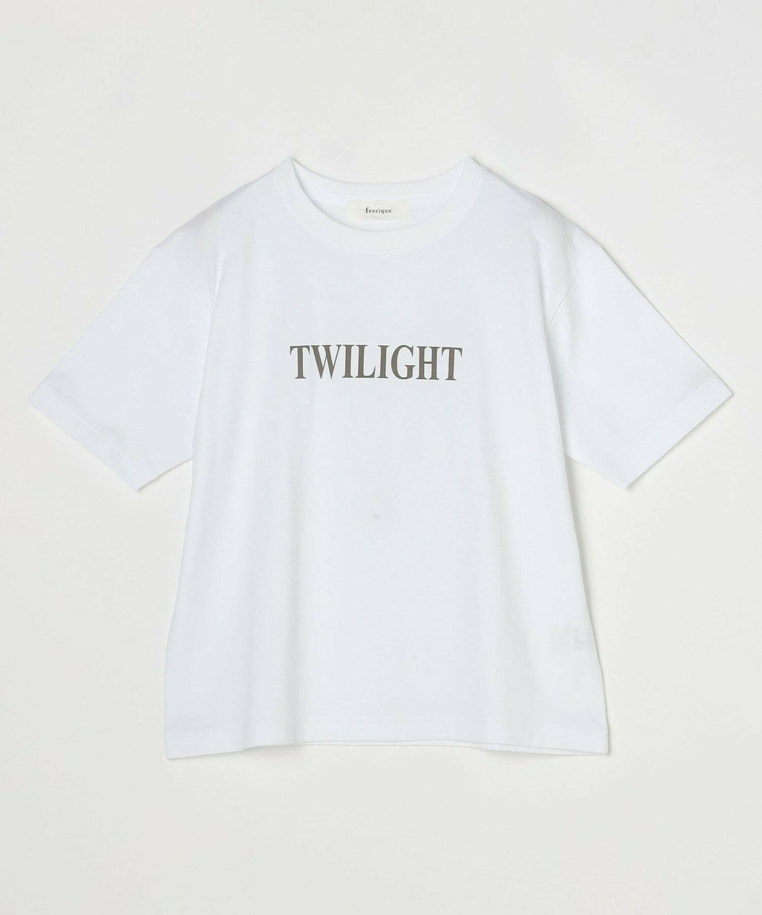【feerique】feerique ロゴプリントTシャツ 詳細画像 ホワイト 1