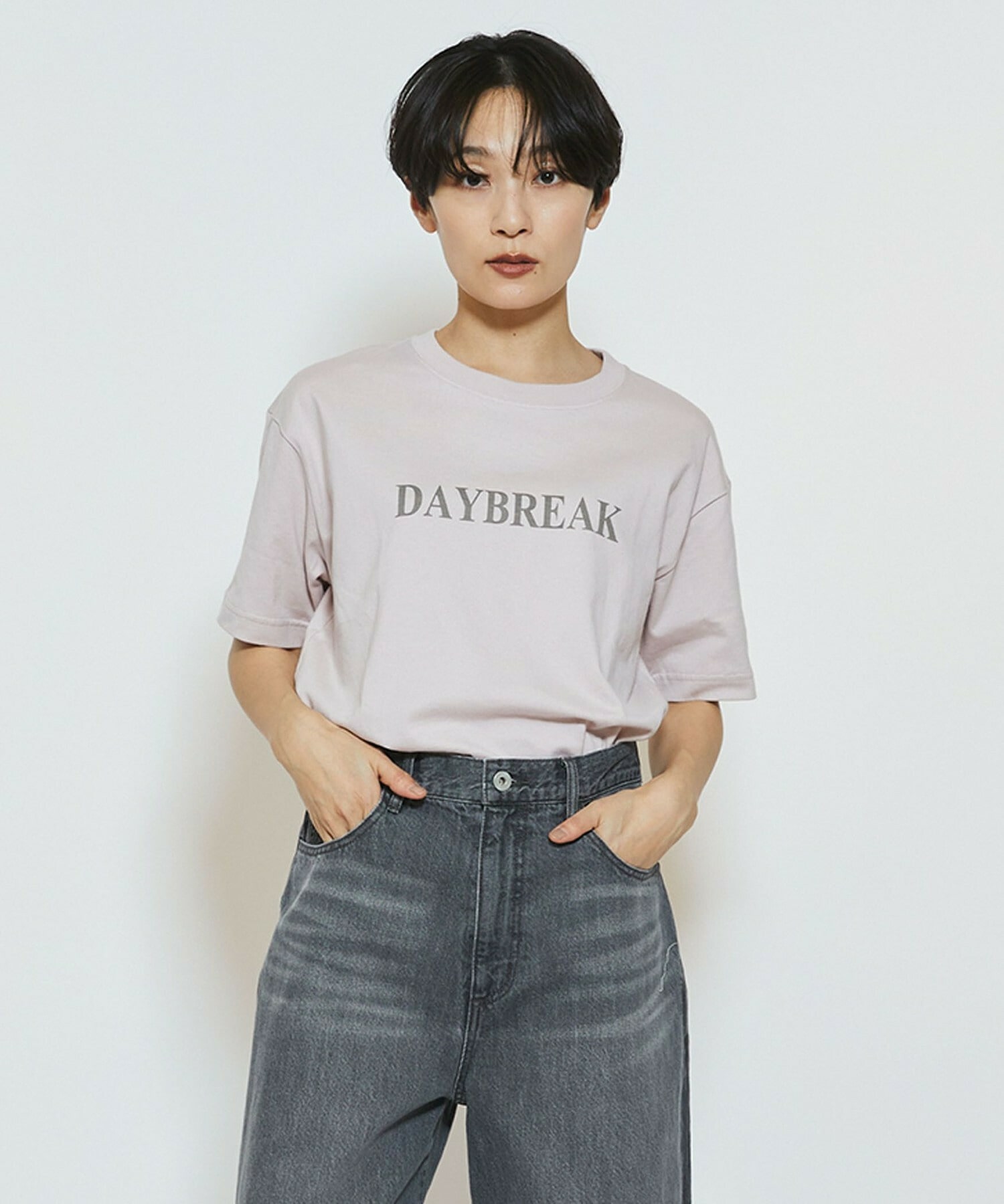 【feerique】feerique ロゴプリントTシャツ 詳細画像 ピンク 1