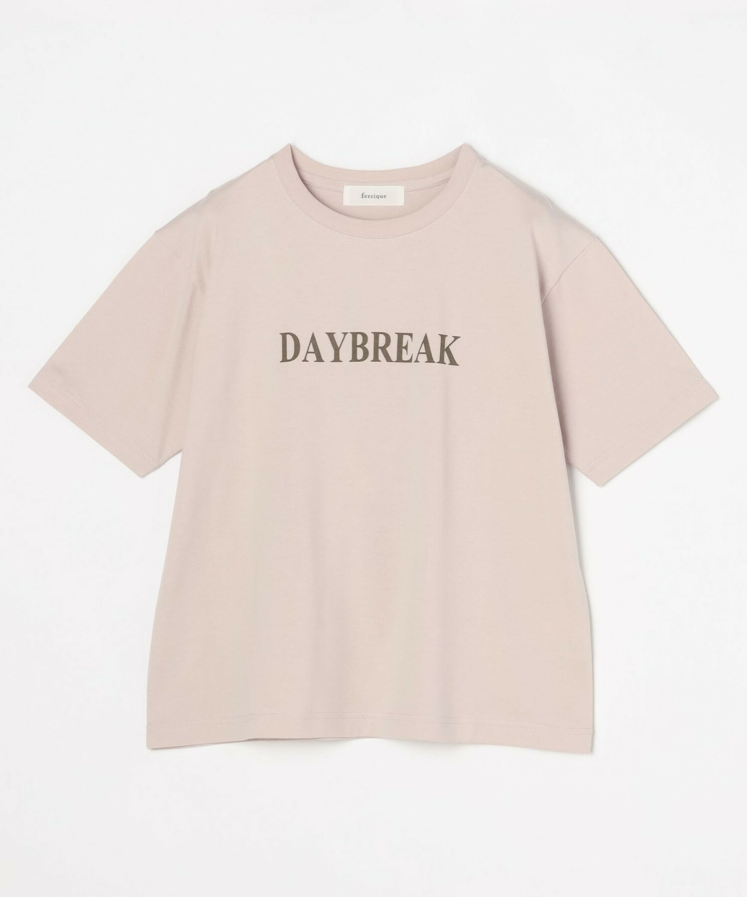 【feerique】feerique ロゴプリントTシャツ 詳細画像 ピンク 2