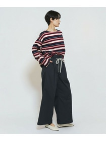 【feerique】feerique マルチボーダーワイドプルオーバーT 詳細画像 ブラック系その他 17