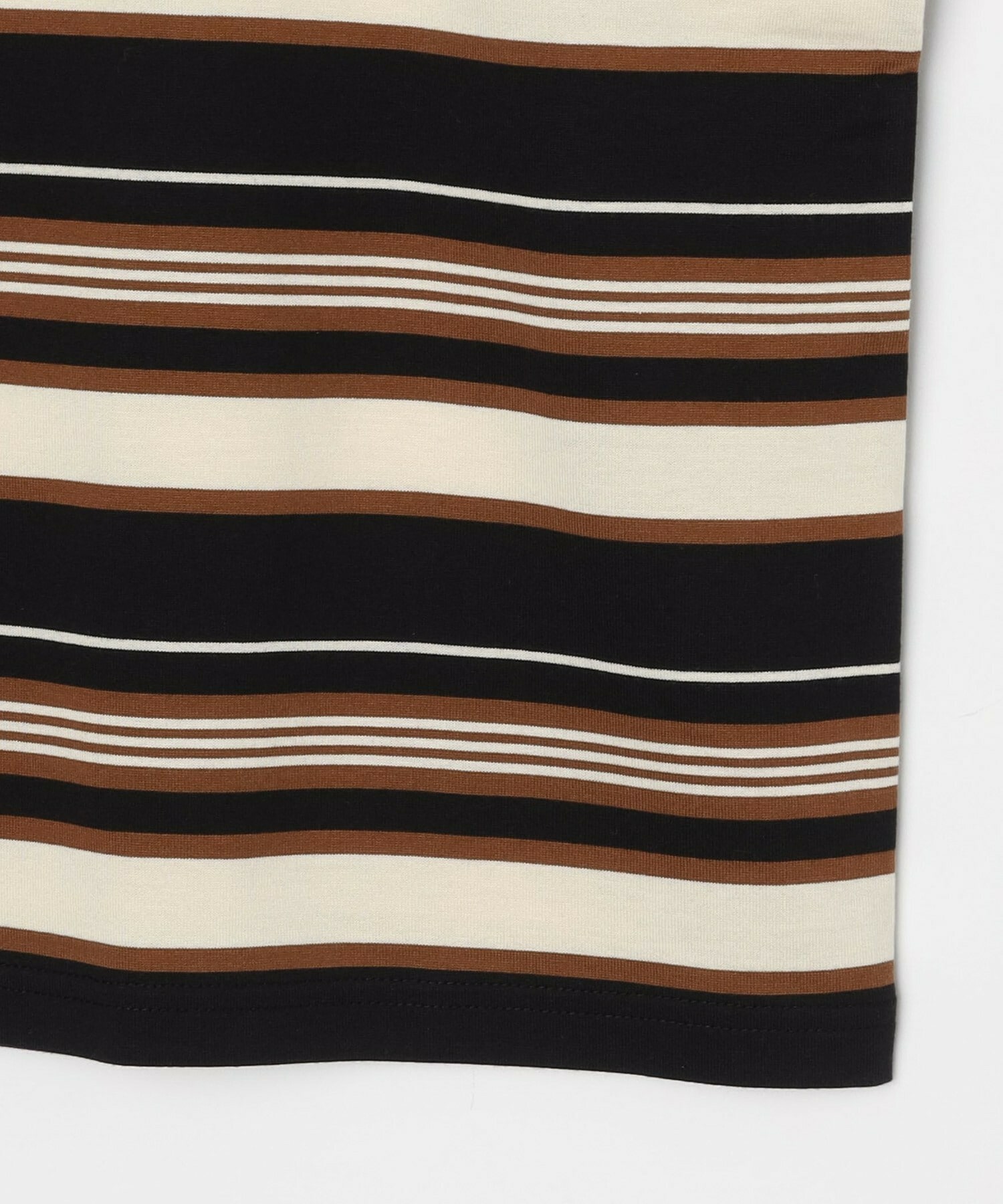 【feerique】feerique マルチボーダーワイドプルオーバーT 詳細画像 ブラック系その他 27