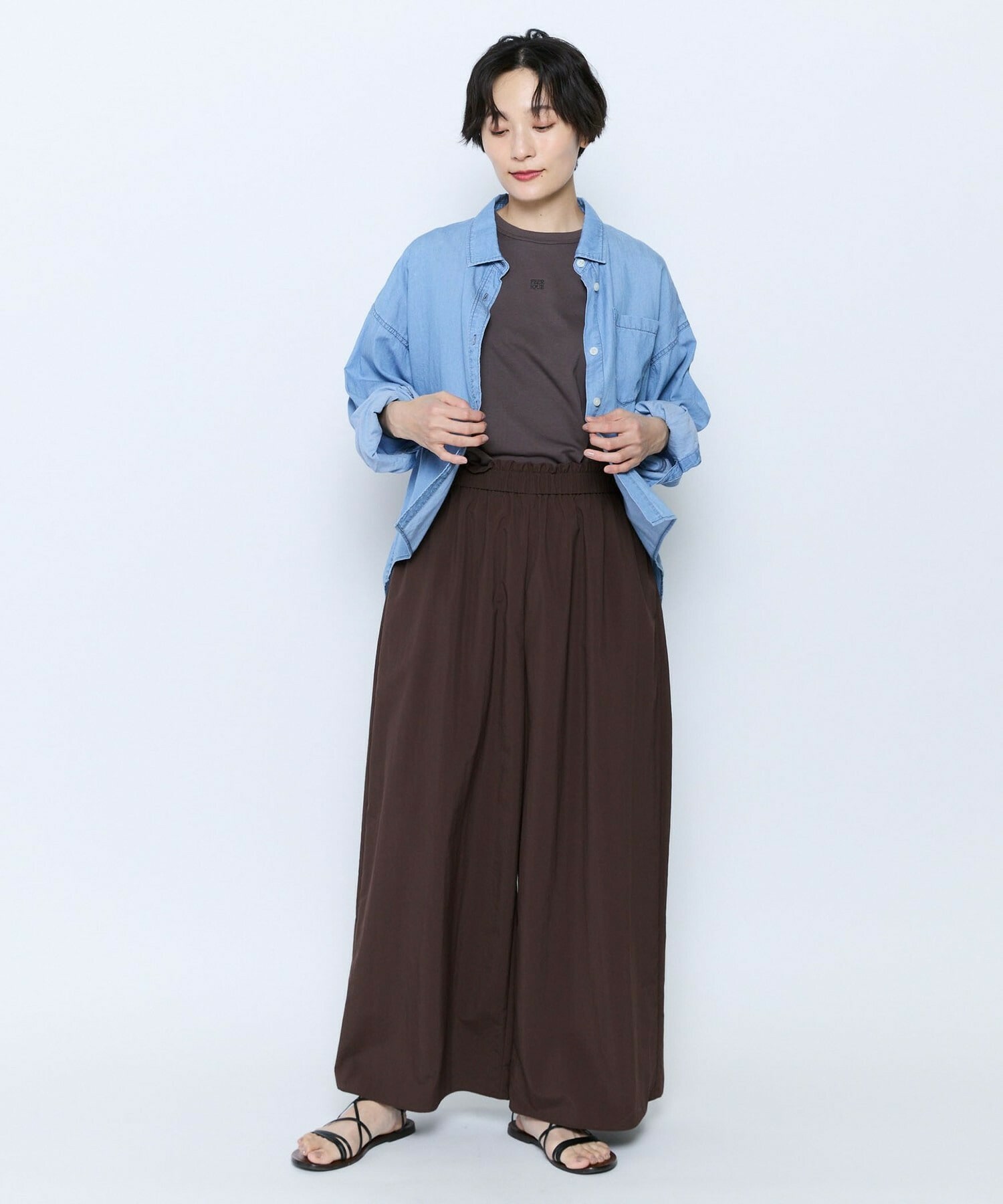 【feerique】feerique 37.5天竺ロゴプルオーバー 詳細画像 ブラウン 3