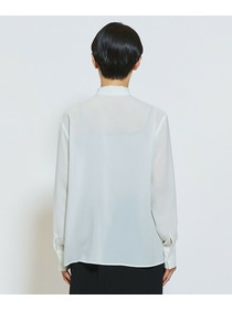 【wb】wb ライトツイルボウタイブラウス 詳細画像 モカ 23