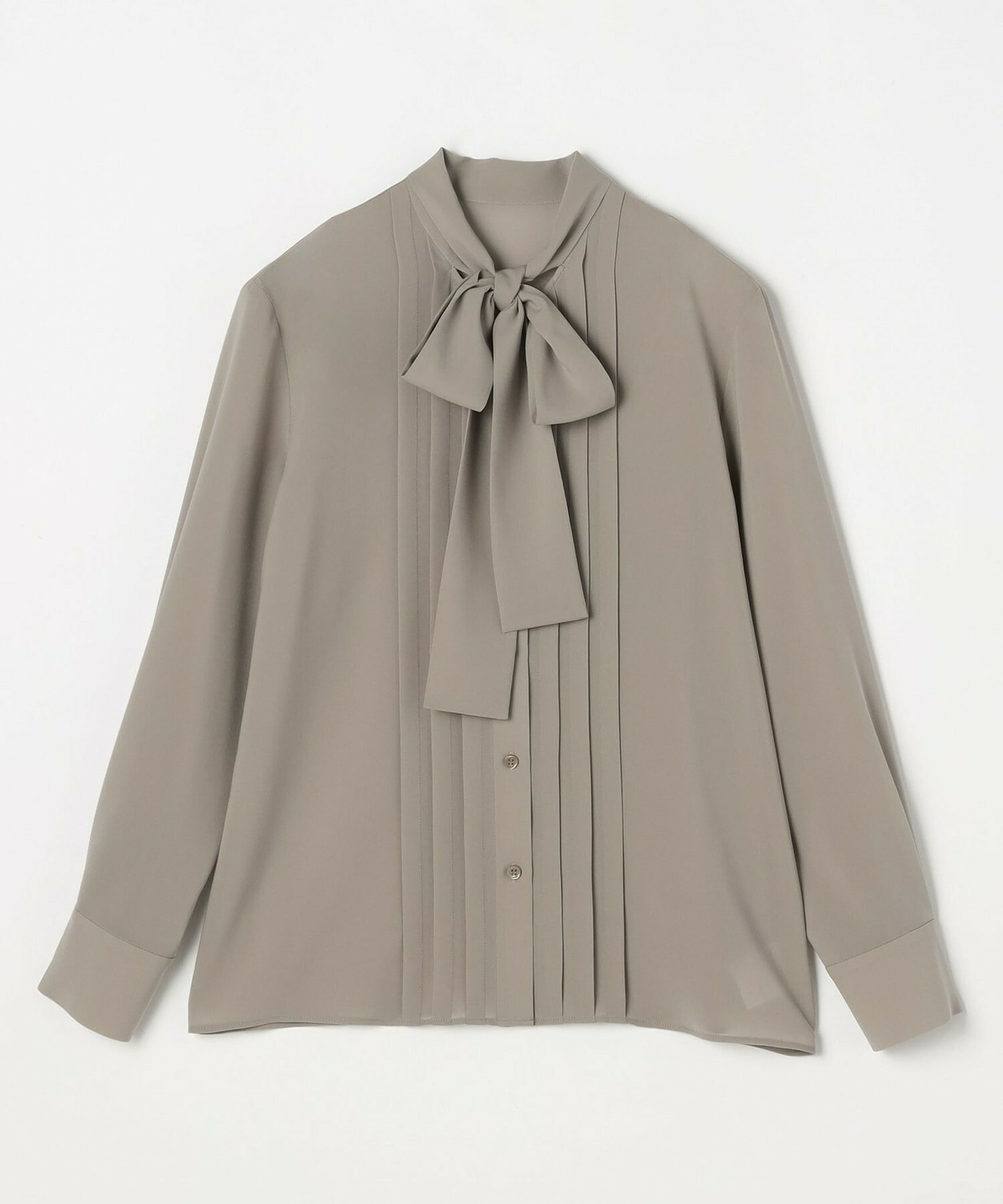 【wb】wb ライトツイルボウタイブラウス 詳細画像 モカ 1