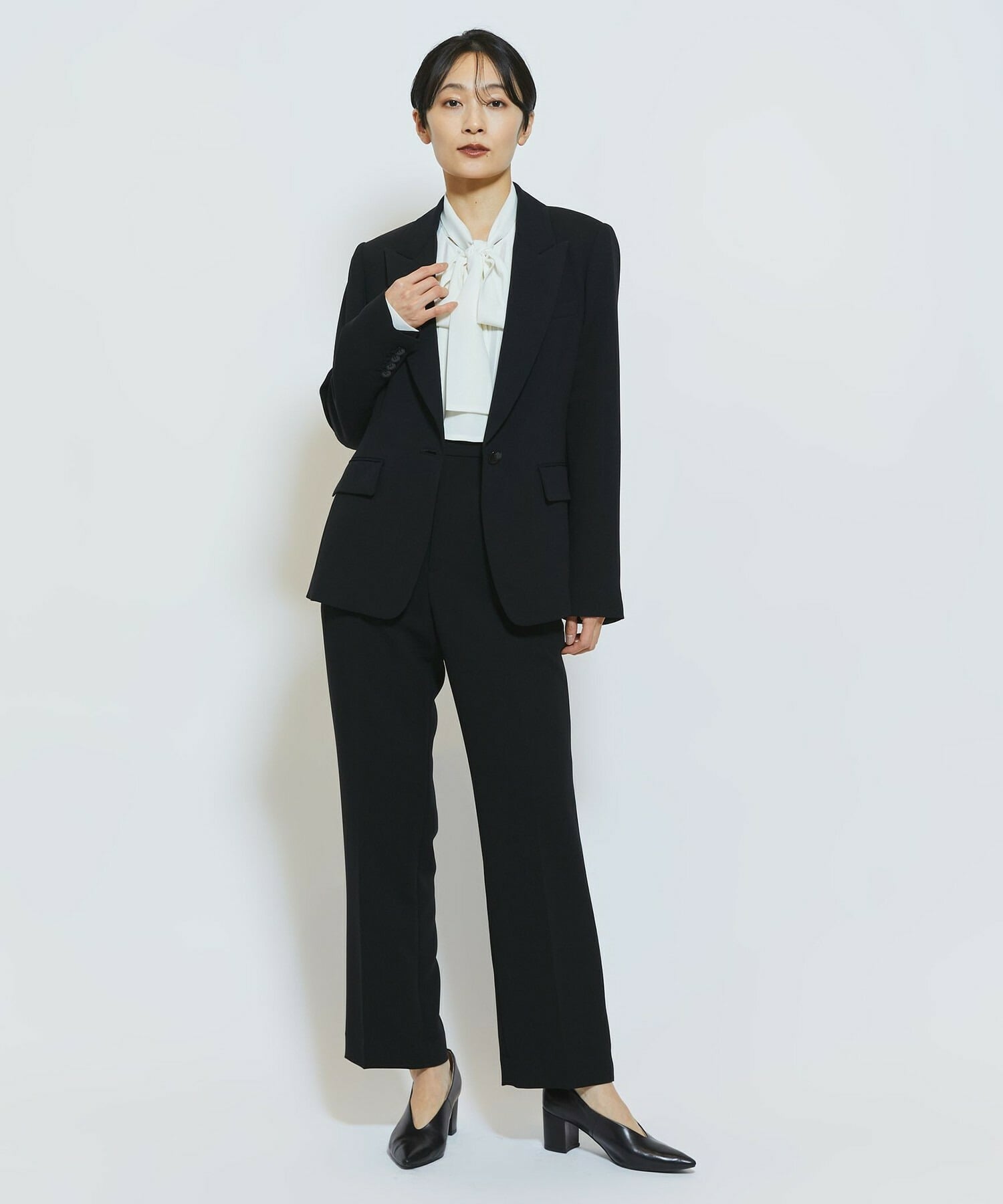 【wb】wb ダブルジョーゼットジャケット 詳細画像 ブラック 13