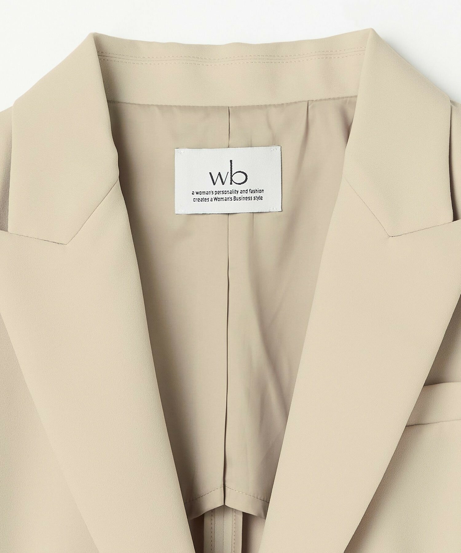 【wb】wb ダブルジョーゼットジャケット 詳細画像 ブラック 24