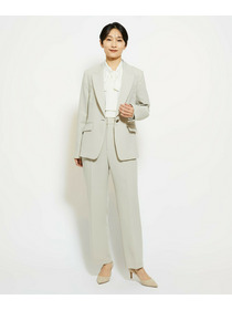 【wb】wb ダブルジョーゼットストレートパンツ 詳細画像 ブラック 2