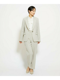 【wb】wb ダブルジョーゼットストレートパンツ 詳細画像 ブラック 3