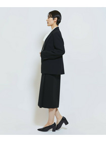 【wb】wb ダブルジョーゼットタイトスカート 詳細画像 ブラック 14