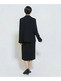 【wb】wb ダブルジョーゼットタイトスカート 詳細画像 ブラック 15