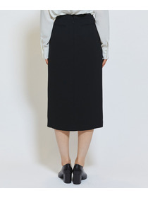 【wb】wb ダブルジョーゼットタイトスカート 詳細画像 ブラック 23