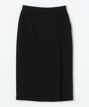 【wb】wb ダブルジョーゼットタイトスカート 詳細画像 ブラック 2