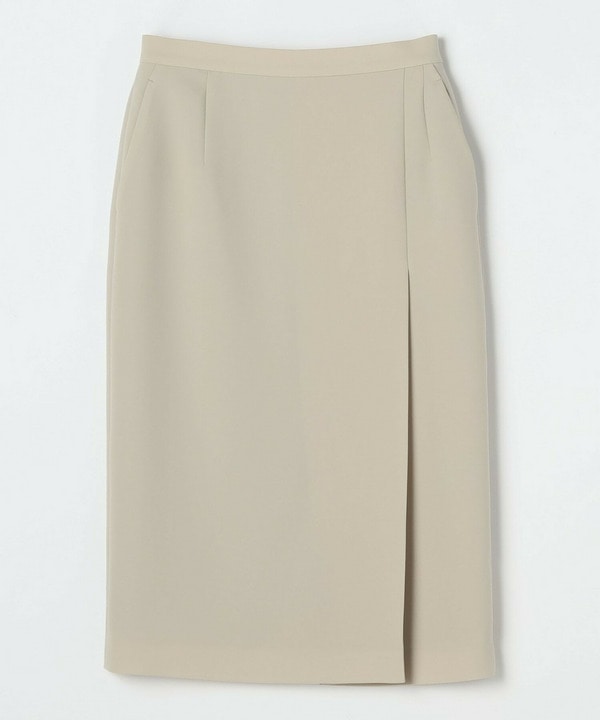 wb ダブルジョーゼットタイトスカート 詳細画像 ベージュ 2