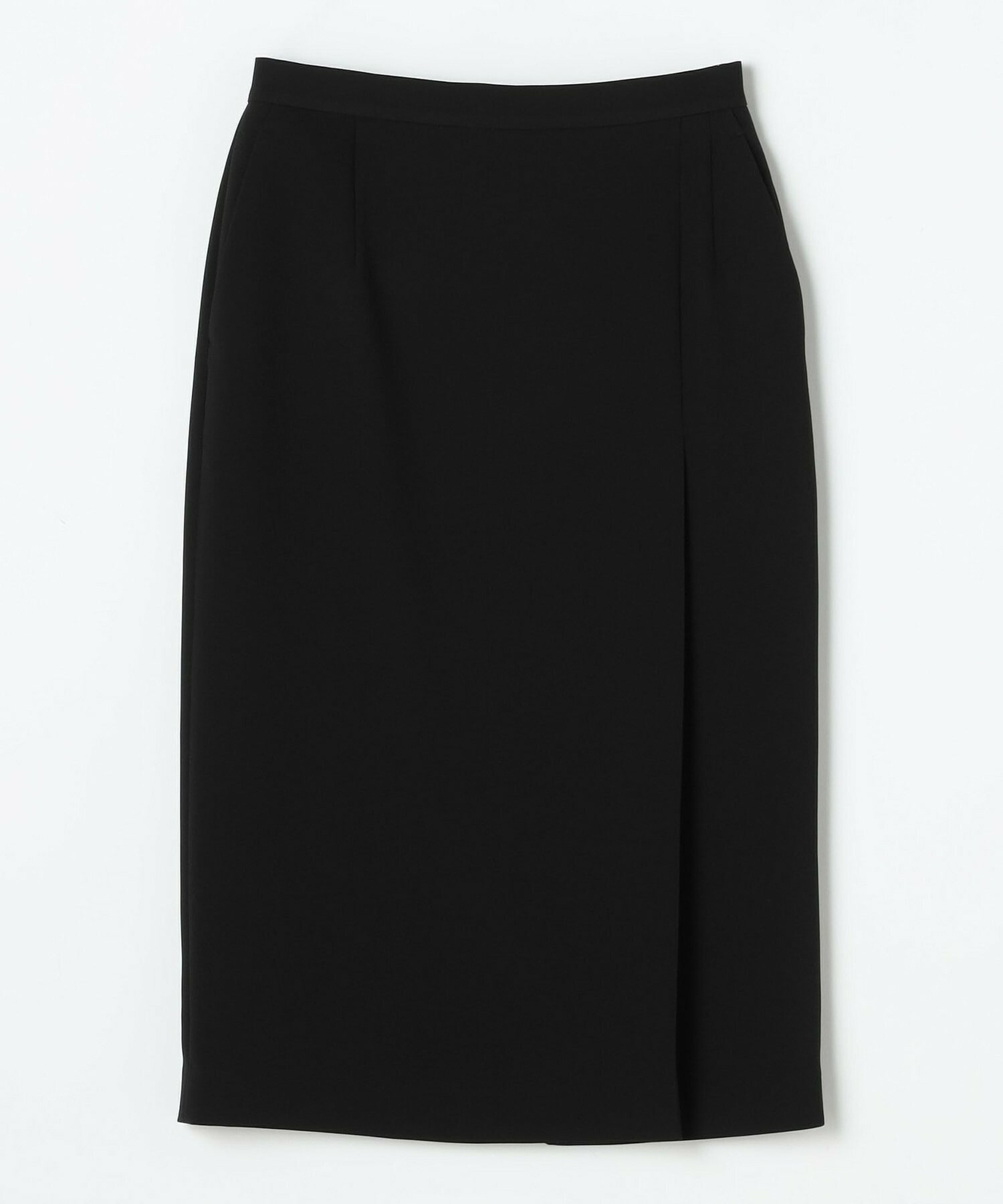 【wb】wb ダブルジョーゼットタイトスカート 詳細画像 ブラック 2