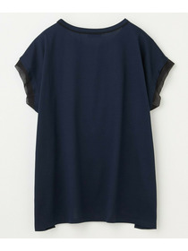 【MOGA】60/2天竺メッシュレイヤードクルーネックTシャツ 詳細画像 ネイビー 13