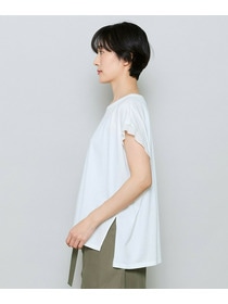 【MOGA】60/2天竺メッシュレイヤードクルーネックTシャツ 詳細画像 ネイビー 8