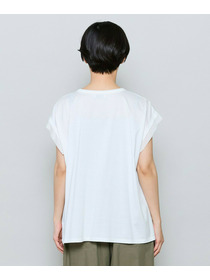 【MOGA】60/2天竺メッシュレイヤードクルーネックTシャツ 詳細画像 ネイビー 9