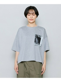 【MOGA】ハイゲージ天竺フォトプリントTシャツ 詳細画像 チャコールグレー 18