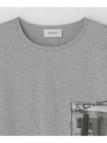 【MOGA】ハイゲージ天竺フォトプリントTシャツ 詳細画像 チャコールグレー 24