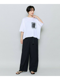 【MOGA】ハイゲージ天竺フォトプリントTシャツ 詳細画像 チャコールグレー 9