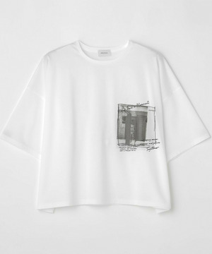 【MOGA】ハイゲージ天竺フォトプリントTシャツ 詳細画像 ホワイト 2