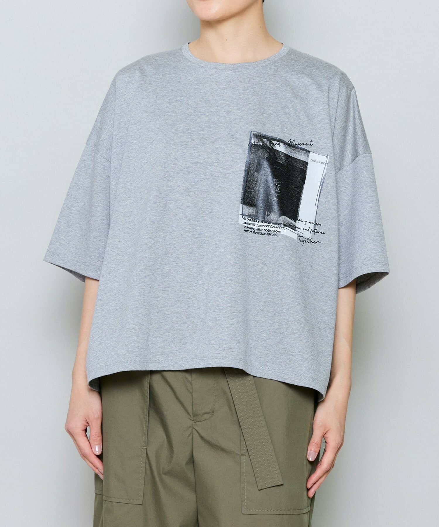 【MOGA】ハイゲージ天竺フォトプリントTシャツ 詳細画像 チャコールグレー 21