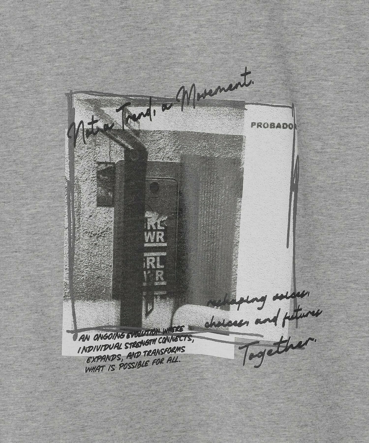 【MOGA】ハイゲージ天竺フォトプリントTシャツ 詳細画像 チャコールグレー 27