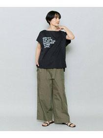 【MOGA】ハイゲージ天竺ロゴプリントTシャツ 詳細画像 チャコールグレー 12