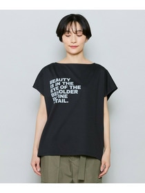 【MOGA】ハイゲージ天竺ロゴプリントTシャツ 詳細画像 チャコールグレー 19