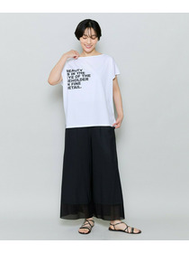 【MOGA】ハイゲージ天竺ロゴプリントTシャツ 詳細画像 チャコールグレー 2