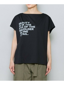 【MOGA】ハイゲージ天竺ロゴプリントTシャツ 詳細画像 チャコールグレー 22