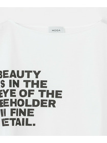 【MOGA】ハイゲージ天竺ロゴプリントTシャツ 詳細画像 チャコールグレー 26