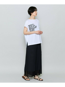 【MOGA】ハイゲージ天竺ロゴプリントTシャツ 詳細画像 チャコールグレー 6