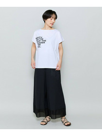 【MOGA】ハイゲージ天竺ロゴプリントTシャツ 詳細画像 チャコールグレー 7
