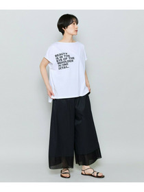 【MOGA】ハイゲージ天竺ロゴプリントTシャツ 詳細画像 チャコールグレー 8