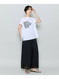 【MOGA】ハイゲージ天竺ロゴプリントTシャツ 詳細画像 チャコールグレー 9