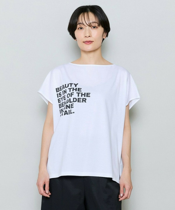 【MOGA】ハイゲージ天竺ロゴプリントTシャツ