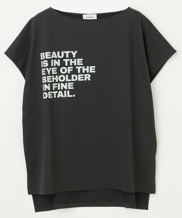 ハイゲージ天竺ロゴプリントTシャツ 詳細画像 チャコールグレー 2