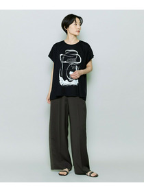 【MOGA】コットンスムースプリントTシャツ 詳細画像 ホワイト 12