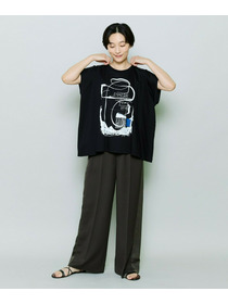 【MOGA】コットンスムースプリントTシャツ 詳細画像 ホワイト 14