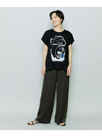 【MOGA】コットンスムースプリントTシャツ 詳細画像 ホワイト 15